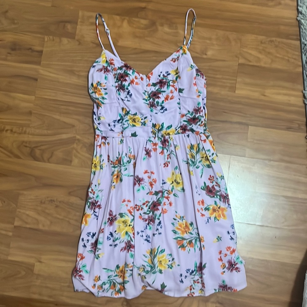 Purple sundress